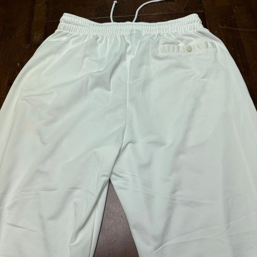 Jordan Warm up Track Pants White Sky Blue Mens XL White Blue Zip Ankle Jumpman